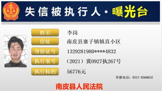 河北2市实名曝光！这28人将处处受限