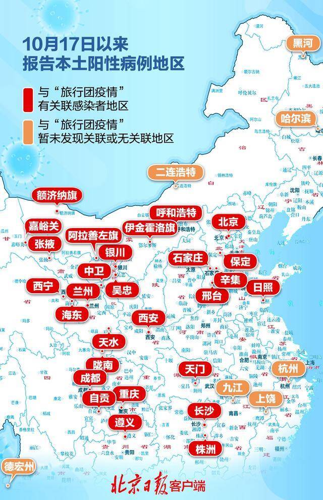 本轮疫情已有17省份报告阳性病例！426人关系图一览