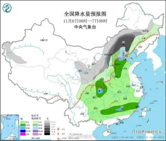 大雪→暴雪→大暴雪！明晚开始！全省性雨雪寒潮来袭！河北猛降18℃！