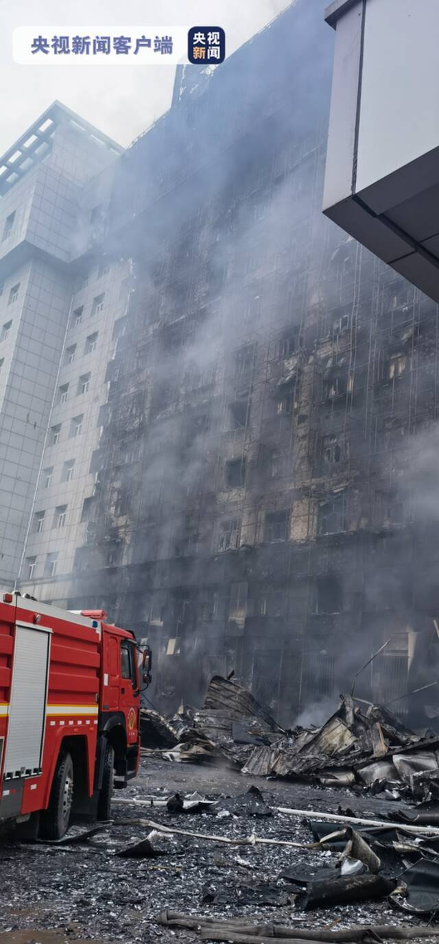 黑龙江密山一医院发生火灾 暂无人员伤亡