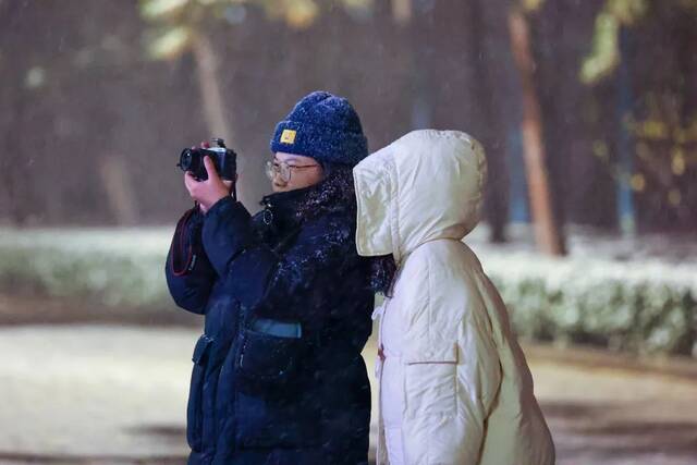 惊艳！北科的初雪！