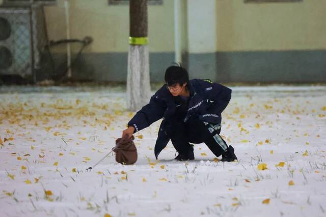 惊艳！北科的初雪！