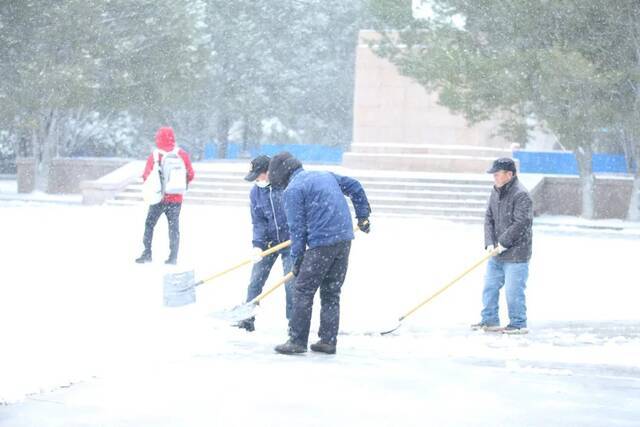 惊艳！北科的初雪！