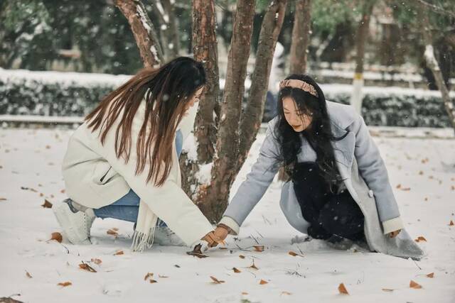 惊艳！北科的初雪！