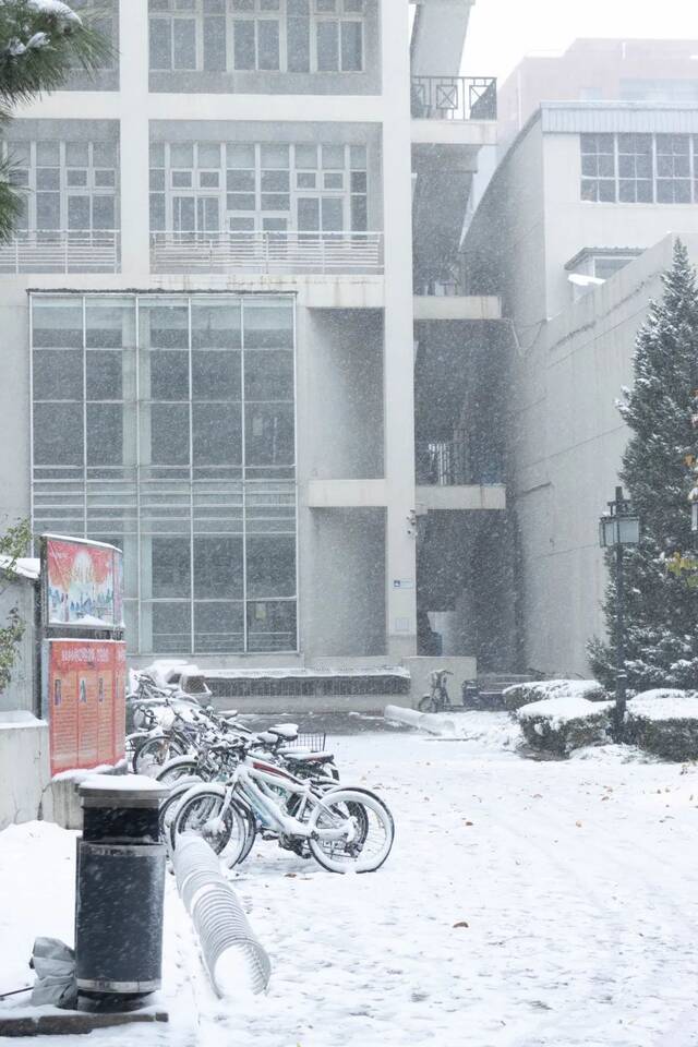 惊艳！北科的初雪！