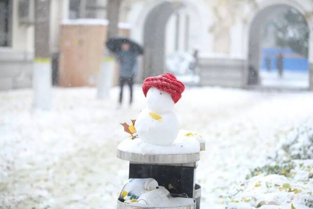 惊艳！北科的初雪！