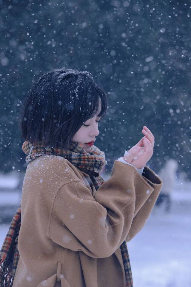 惊艳！北科的初雪！