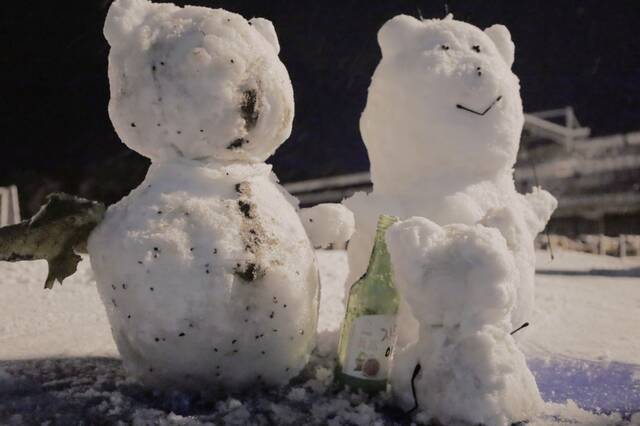 杏林初雪，在北中医与第一场雪相遇