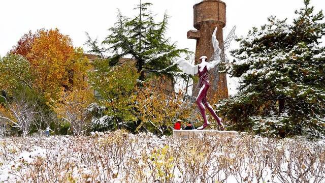 美出圈！当立冬遇上大雪