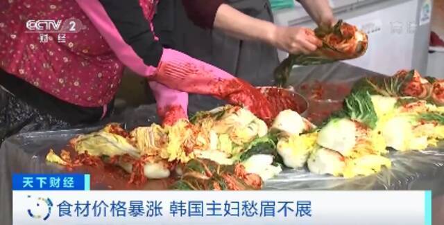 韩国腌20棵泡菜成本近2000元 韩主妇们愁眉不展！