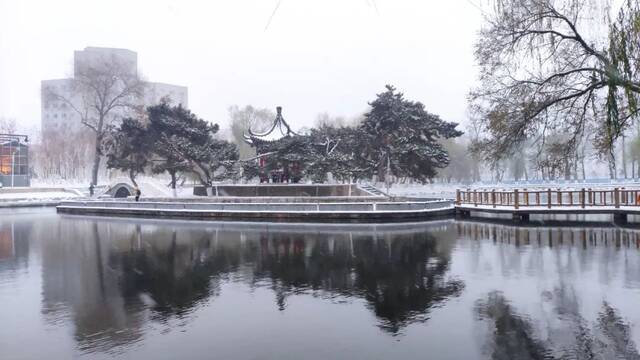 东师初雪  久等了，每一帧都是惊艳