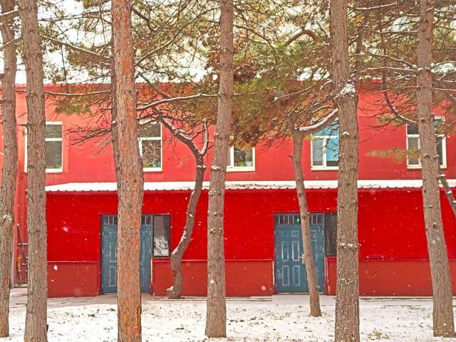 一场立冬雪，欣逢吉大园。