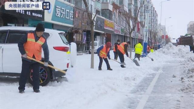 黑龙江汤原县发布暴雪红色预警 累计降水量44毫米