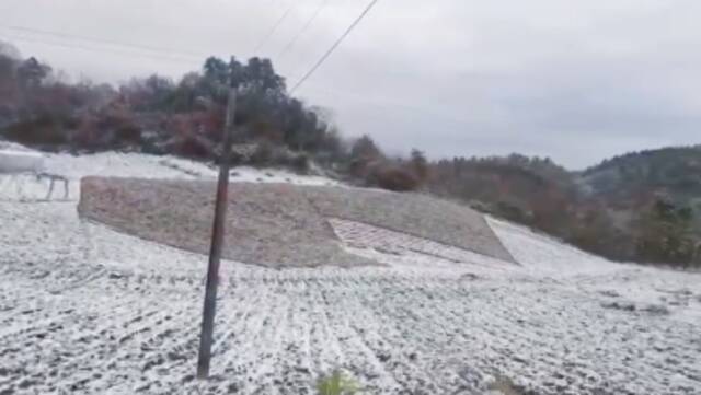 下雪啦！湖南今冬第一场雪，落在了这里