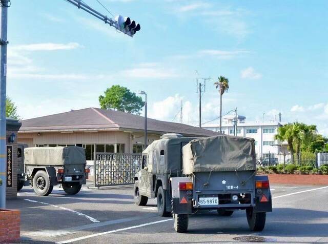 日本自卫队国分驻地资料图（图片来源：该驻地官方推特）