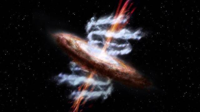 黑洞也会“发脾气”：科学家捕捉到“超高速喷流”伽马射线