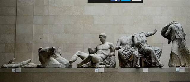 希腊被盗文物埃尔金石雕，路透社