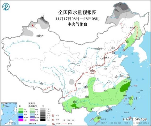 华北黄淮江淮大雾弥漫 较强冷空气即将上线