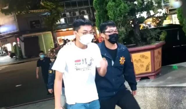 杨某今日在台中被逮捕，图自台媒