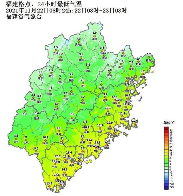 @福建人 今日小雪，寒潮警报拉响，注意防范强降温！