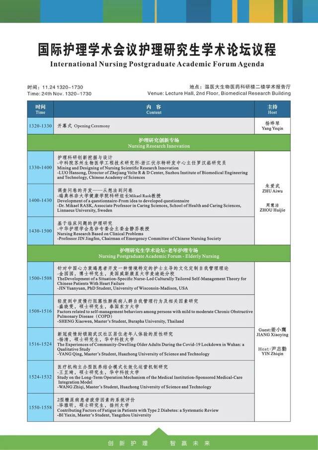 第五届国际护理学术会议，精彩抢先看！