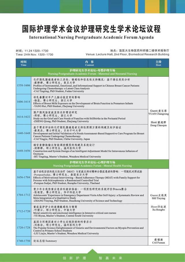 第五届国际护理学术会议，精彩抢先看！