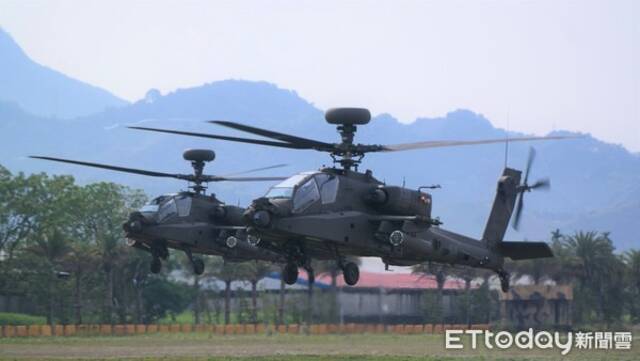 AH-64E攻击直升机资料图（图片来源：“ETtoday新闻云”）