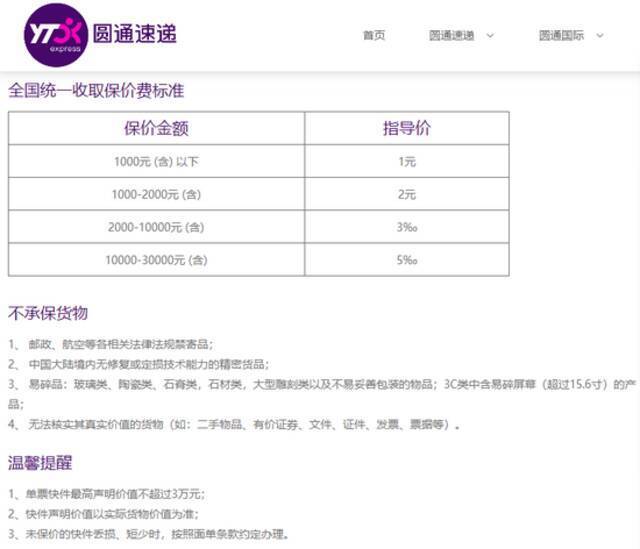 上海消保委调查：各大快递公司保价费竟然相差几十倍