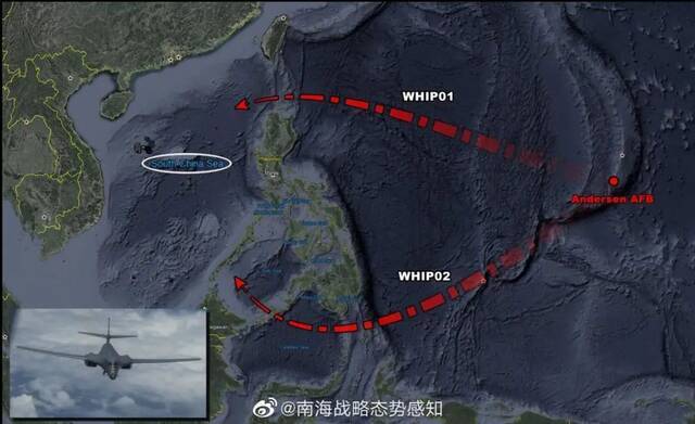 美轰炸机这样的举动难道不是“彩排”攻击中国？