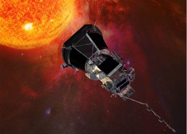 帕克探测器必须始终将其隔热罩对准太阳（图源：NASA）