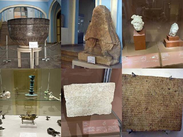 阿富汗国家博物馆的一些展品。新华社记者史先涛、报道员阿里亚摄