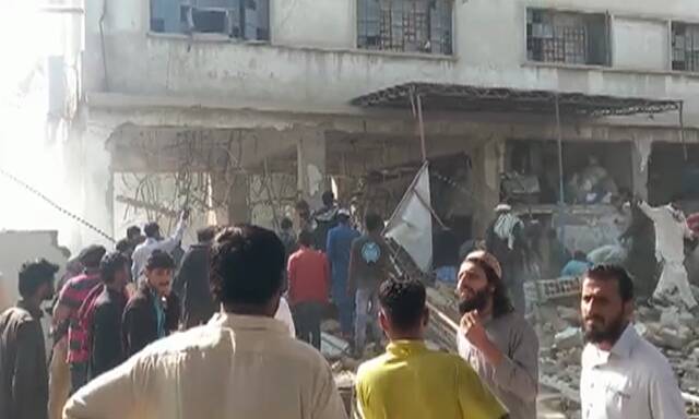 巴基斯坦卡拉奇一市场发生爆炸 造成10人死亡
