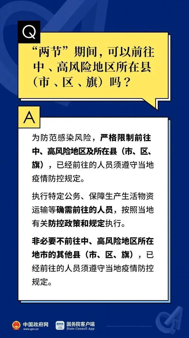 元旦春节期间应注意哪些防控要求？来看10问10答！