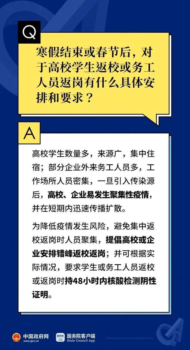 元旦春节期间应注意哪些防控要求？来看10问10答！