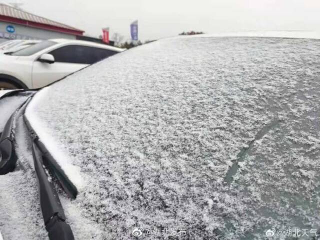 武汉今冬第一场初雪凌晨飘落