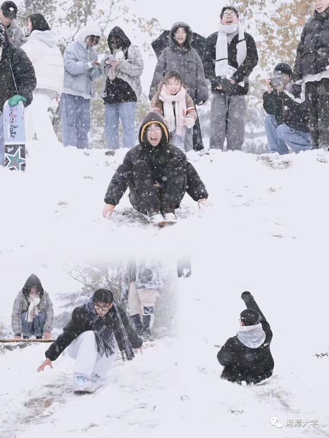 这样的湘大“雪”子，一整个爱住！