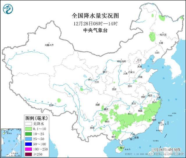 贵州中部、湖南南部部分地区今日出现冻雨