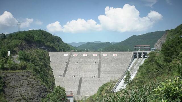 梨子坪水库工程全貌市水利局供图