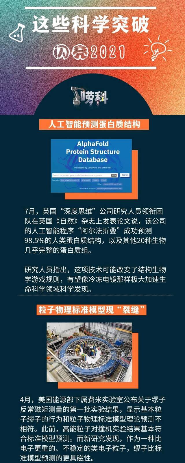 唠科  这些科学突破闪亮2021