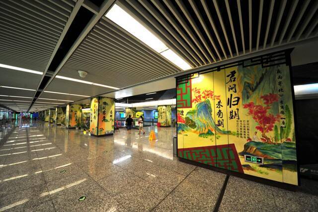 重庆轨道交通主题车站高颜值，你去过哪些？