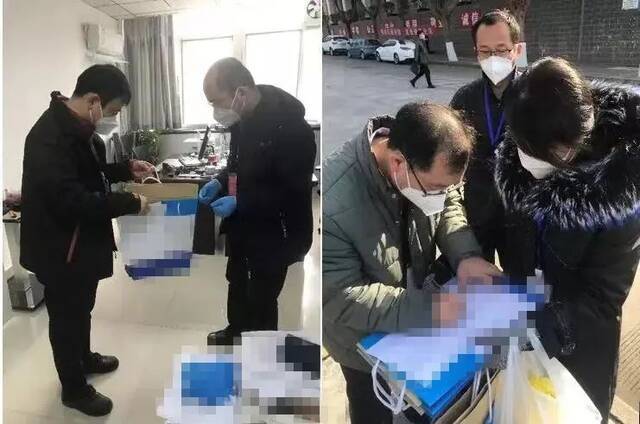 寒风中，他们在为我们志愿服务