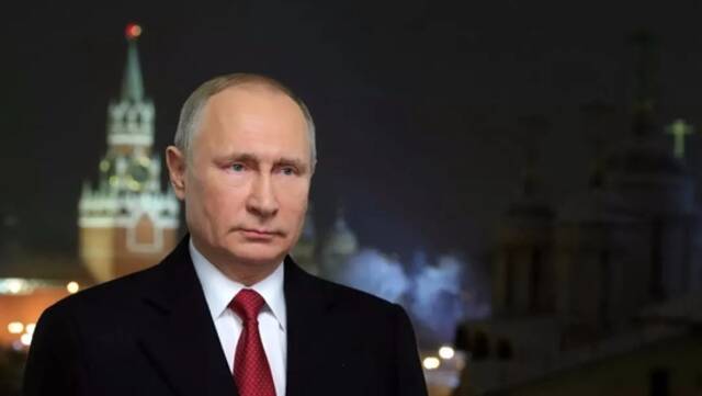 普京在新年致词中称，俄罗斯遇到诸多挑战图：俄罗斯卫星通讯社