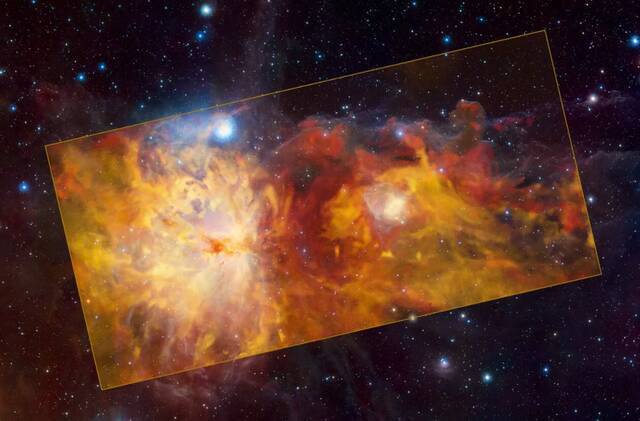 “猎户座的壁炉”：欧洲南方天文台(ESO)发布火焰星云的新图片