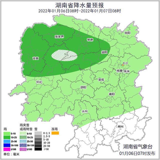 2022湖南初雪来了！