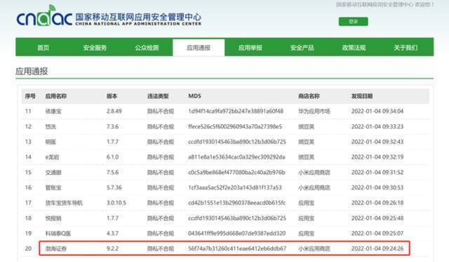 渤海证券App涉嫌隐私不合规被点名，IPO年前刚获新进展