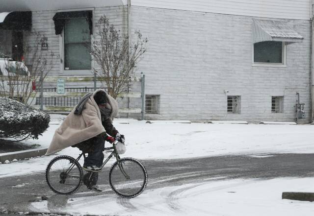 美国肯塔基州迎来暴风雪天气