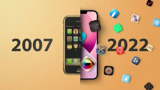 苹果iPhone 15周年：盘点第一代手机发布时缺失15项功能