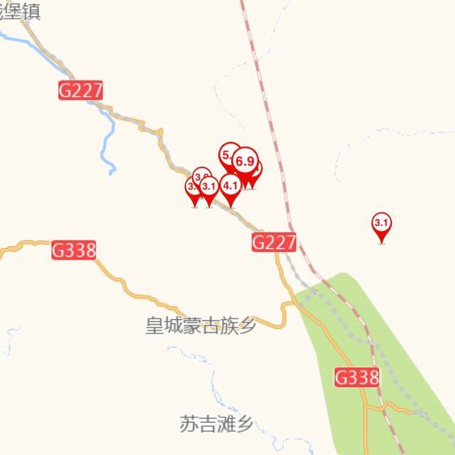 青海门源共记录到3.0级及以上余震7次 目前最大余震5.1级
