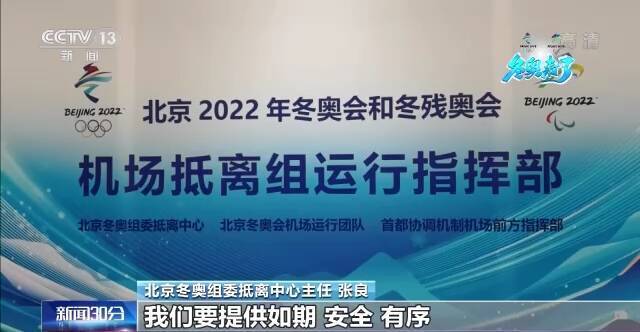 涉奥人员将密集入境 北京冬奥会这样保障抵离工作顺利运转