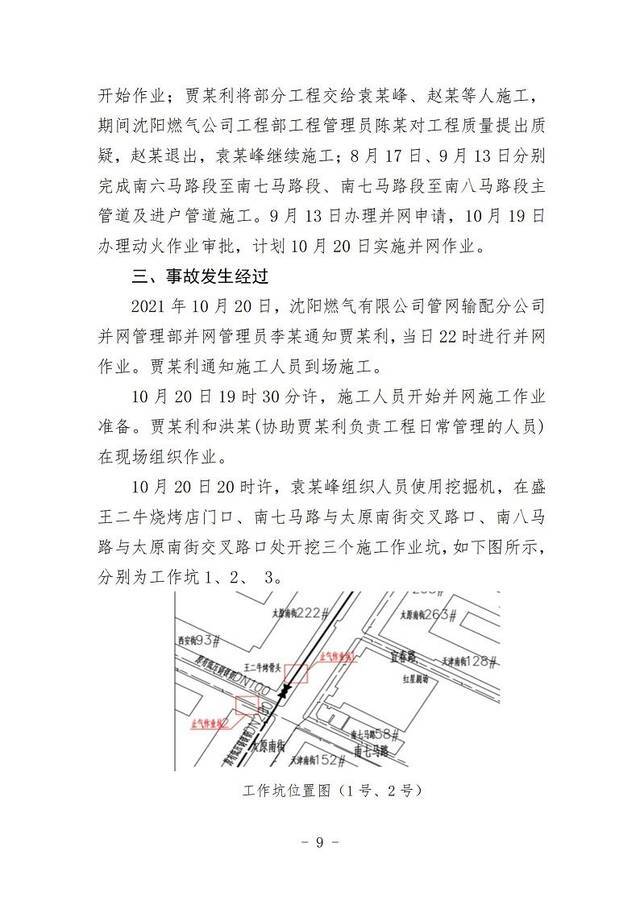 沈阳太原南街10·21爆炸事故调查原因：系违规施工致燃气泄漏